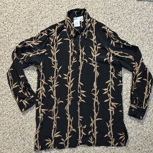 ✨Vintage✨Piano 100% Silk blouse